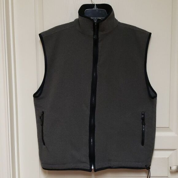 Gray Fleece Vest by ARMY NAVY - Picture 7 of 8